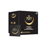 SKYN Original Kondome ultra-weich, latexfrei, 40 Stück, altes Modell, Black, 40 Unità (Confezione da 1)