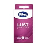 Ritex LUST Kondome, Genoppt und gerippt, 8 Stück, Made in Germany