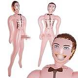 Die TOY BOY Gummipuppe mit winzigem Penis ca. 155 cm SUGAR DADDY Geschenk JGA Sexy Man Erotik Liebespuppe mit Glied, Haare, Muskeln