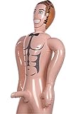 KOSxBO® Herr FiDiFi Gummipuppe mit kleinen Penis ca. 155 cm JGA Sexy Man Erotik Liebespuppe mit Glied, Haare, Muskeln