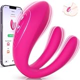 Cacuola Vibrator Sex Spielzeug für Paare die Frau, Vibration für Frauen Klitoris mit APP, 10×10-Frequenzen Vibratorstarb Frauen Dildo Erotisches Sexspielzeug, Erotik Sex Toys für Sie Vibratoren Leise