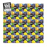 EXS Vorratspackung - Bubblegum Rap 100 Kondome mit Kaugummi-Geschmack - Kondomvorrat, Großpackung für Vergnügen mit Geschmack